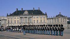 Amalienborg Palace, Denmark Amalienborg Palace, Equestrian Statue, Danish Royalty, Castle Garden, Royal Guard, Danish Royals