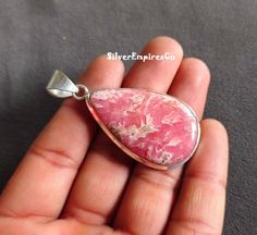 Welcome to my shop Rhodochrosite Pendant.. 925 Sterling Silver Pendant.. Handmade Pendant.. Real Gemstone Pendant.. Unique Pendant.. Women & Girl Pendant S71 Thanks For Sale Pink Gemstones For Gifts, Unique Pink Gemstones For Gifts, Silver Jewelry With Natural Stones And Rhodonite, Pink Natural Stones Gemstones In Sterling Silver, Silver Initial Pendant Jewelry, Spiritual Style, Silver Rhodonite Jewelry With Natural Stones, Bohemian Pink Crystal Pendant Necklace, Pink Faceted Pendant, Pink Sterling Silver Pendant Crystal Necklace