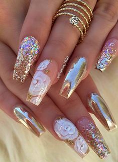 stylish gorgeous glam natural nail art design polish manicure gel painting creative color paint toenails sexy feet Fantastic Nails, Solid Color Nails, Rose Gold Nails, Makeup Wedding, Coffin Nails Long, Wedding Glasses, Trendy Makeup, Glam Nails