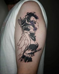 a person with a tattoo on their arm