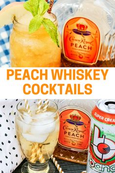 peach whiskey cocktails are the perfect way to celebrate with friends and family this summer