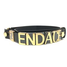 Name: Fendi Versace Versace Collaboration Fendace Fendace Logo Belt Shape: Belt Model No.: 8co662 Color: Blackxgoldhardware Material: Leather Approx Size: Total Length: 40.9inch / 104cm Band Width: 1.2inch / 3cm Waist Length: 33.5 - 41.3inch / 85cm 105cm Holes: 5 Size Description: 90 Listed Hand Measurements May Have A 1-2cm Difference. Gender: Men's Additional Items: Dust Bag , Item Rank: Unused Ns Rank (Although Unused This Item May Have Minor Defects Due To Long Term Storage Or When Placed On Fendi Versace, Hand Measurements, Fendi Accessories, Long Term Storage, Belt Leather, Waist Length, Versace, Fendi, Dust Bag