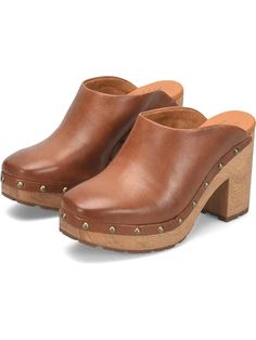 Kork-Ease Tilly | Zappos.com Casual Brown Clogs With Studded Rubber Outsoles, Fall Clogs With Stacked Block Heel, Synthetic Clogs With Wooden Block Heel, Fall Clogs With Reinforced Heel, Synthetic Clogs With Block Heel, Deep Autumn, Candle Mat, Wool Applique, Mug Rugs