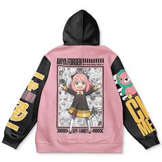 Anime Anya Forger Spy x Family Streetwear Hoodie Perfect And Unique Gifts For Otaku Anime Fans On Christmas Spy X Family Outfits, Spy X Family Merch, Family Streetwear, Bond Spy X Family, Anya Forger Spy X Family, Charming Personality, Family Hoodie, Friends Design, Anime Products