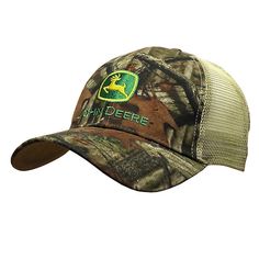 John Deere Logo, Guy Fits, Mossy Oak Camo, Camo Outfits, New Mens Fashion, Camo Hats, Mesh Hat