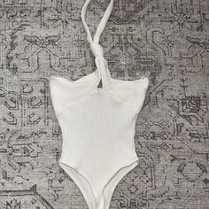 Never Worn, In Perfect Condition Super Cute Over The Neck Bodysuit Chic Zara Bodysuit For The Beach, Chic Zara Bodysuit For Beach, Zara Fitted Bodysuit For Beach Season, Chic Stretch Swimwear By Zara, Elegant Zara Bodysuit For The Beach, Elegant Zara Bodysuit For Beach, Elegant Zara Beach Bodysuit, Elegant Zara Swimwear With Stretch, Fitted White Zara Swimwear