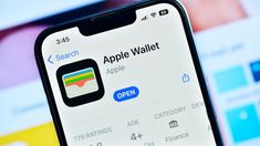 the apple wallet app is displayed on an iphone