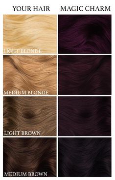 Get an enchanting color with our new Magic Collection! Highly pigmented black-based colors with shimmering mica for a magical, multi-dimensional shade. Magic Charm is a pink-black shade * Light blonde or platinum hair is recommended for best results * For even application, apply with a tint brush * This is a semi-permanent hair dye * Our dyes are non-damaging and do not require developer * All our dyes are vegan & cruelty-free! * Each bottle contains 4 oz. of dye Our shades appear different Types Of Purple Shades For Hair, Permanent Purple Hair Dye Sally Beauty, Dark Wine Nano Hair Extensions, Dark Burgundy Nano Hair Extensions, Burgundy Hair Dye Kits, Best At Home Purple Hair Dye, Purplish Red Hair Dye, Unicorn Hair Dye Sext, Ritual And Wrath Arctic Fox Hair Dye