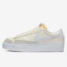 Nike Women's Blazer Low Platform Shoes Sneakers - Sail (dj0292-108)