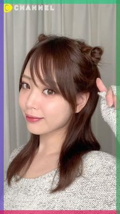 Introducing animal hair that can be made only with hair ties and pins ♡[Cat ear hair] Difficulty ★★★ Cat Ears Bun Hairstyle, Cat Ear Hairstyle For Short Hair, Cat Bun Hairstyle, Cat Ear Hair Buns, Animal Ear Hairstyle, Cute Cat Hairstyles, Cat Ears Hairstyle Short Hair, Cat Buns Hairstyle, Cat Ear Buns Hairstyle