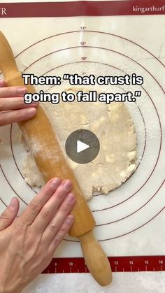 21K views · 3.2K reactions | Comment sections of my videos and photos of my pie crust have historically gone NUTS over my butter chunks claiming this crust will “fall apart” or “completely melt” in the oven 🤦🏻‍♀️

The actual result?

THE FLAKIEST CRUST 🤩

Here are my best tips for getting a perfect and flaky crust every time:

1️⃣ When you’re making your pie crust, keep the big chunks of butter. They = flaky flakes!!
2️⃣ Roll from the center out rather than over top the whole thing.
3️⃣ Don’t be afraid to touch your pie crust to fix the sides, fill in holes, or press some of it together to keep it even. If it gets too warm from your fingers, see next step.
4️⃣ The refrigerator is your friend! Stop and chill any time you’re worried it’s too warm.
5️⃣ I always re-chill a pie crust once it Sweet Roll, Cobbler, Be Afraid, The Oven