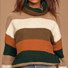 Fall Sweater At Its Best - It’s Sold Out On Site! Bought From Lulus And My Daughter Loved It- Didn’t Fit. Sleek Dress, Bold Jewelry, Fall Sweater, Everyday Chic, Fall Sweaters, Daughter Love, My Daughter, Women Empowerment, Trendy Outfits