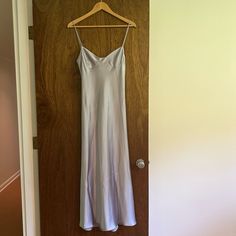 Stunning Zara Silver Silk Dress Size Small Never Worn Nwt Chic Zara Silk Maxi Dress, Elegant Silver Dresses By Zara, Zara Sleeveless Satin Maxi Dress, Zara Satin Slip Dress, Long Grey Satin Dress Zara, Zara Silver Evening Dress, Zara Gray Satin Dress, Silver Silk Dress, Silver Silk