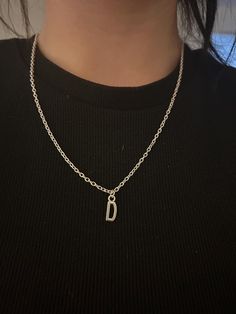 initial necklace this necklace would make a perfect gift for a loved one or even yourself! this could be worn in a necklace stack or on its own! Necklace Stack, Charm Necklaces, A Necklace, Initial Necklace, Charm Necklace, Initials, Jewelry Necklaces, Necklaces, Perfect Gift