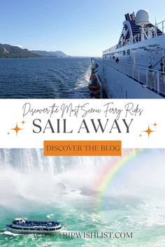 Sail Away: 23 of the Most Scenic Ferry Rides in the World By The Trip Wish List | Luxury travel blog | Based in the USA | Boutique travel company for the modern voyager. Explore breathtaking ferry journeys worldwide, offering unparalleled views and memorable experiences across diverse landscapes. Discover the blog. global travel, maritime journeys, picturesque waterways, ferry adventures, travel experiences, coastal voyages, ferry travel guide, top ferry routes, world ferries, world travel