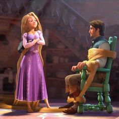 the tangled tale of rapp and princess rapp is talking to each other in front of