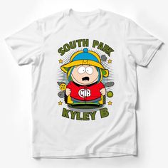 South Park Kyle Broflovski Cartoon Graphic T-Shirt, Fun Comic Style Kids and Adult Tee Male T-Shirt Custom graphic T-Shirt.Customize your color Fun Character Print T-shirt For Fan Conventions, Cartoon Style Cotton Top With Letter Print, Cotton Cartoon Style Tops With Letter Print, Themed Graphic T-shirt For Fan Conventions, Cotton Cartoon Print Tops, White Themed T-shirt With Cartoon Print, Cotton Cartoon Character Print Tops, Cotton Cartoon Tops With Character Print, Cotton Tops With Cartoon Character Print