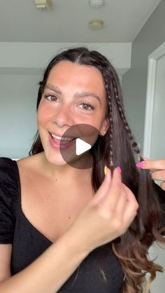 ☪︎ Tori Puras ✫ on Instagram: "@_toripuras BABY BRAID HACK! I love this style, one of my favs!! What do you think? #babybraids #braidstyles #braidhairstyles #braidhack #hairhacks" Braid Hack, Easy Hairdos, Braided Bangs, Fall Hair Trends, Healthy Hair Journey, Healthy Hair Tips, Beauty Makeup Tips, Hair Tutorials, Twist Braids