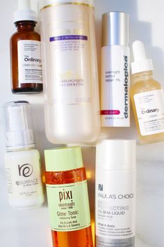 The Right Way to Layer an AHA or BHA and Retinol in Your Skincare Routine | The Skincare Edit Beauty Hacks That Actually Work, Glow Tonic, Skin Glowing, Skin Benefits, Skin Care Women, Simple Skincare, Skin Care Regimen, Skin Care Products