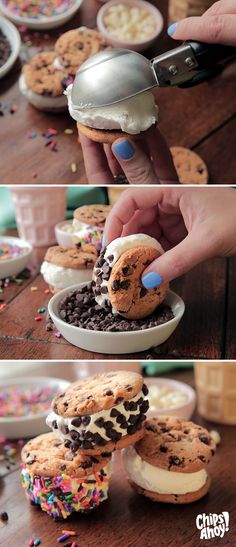 Simple, sweet, and delish. ahoy!wich prep is as easy as 1,2,3: (1) Sandwich… Snow Cookies, Quotes Good, Drake Quotes, Quotes Friendship, Quotes Wisdom, Cream Sandwich, Quotes Happy, Yummy Sweets, Ice Cream Sandwich