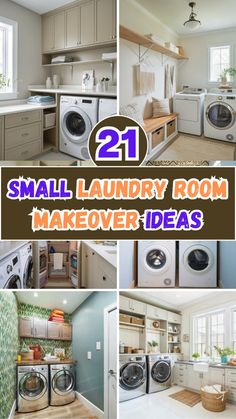 small laundry room makeover ideas