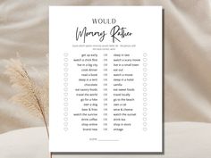 a printable wedding do - it - yourself checklist is displayed on a table