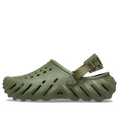 Crocs Echo Clog 'Olive' 207937-309 (Unisex) Crocs Echo Clog, Echo Clog, Crocs Echo, Fashion Performance, Stylish Sneakers, Perfect Pair, Clogs, Your Perfect, Sneakers