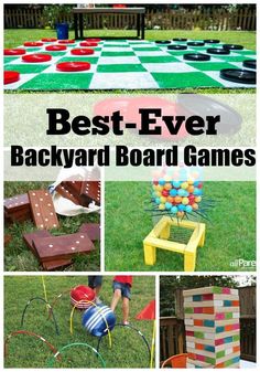 the best ever backyard board games for kids to play in their yard or back yard