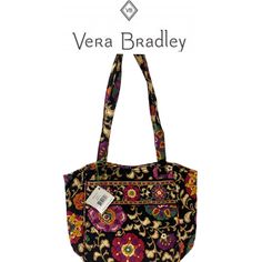 Brand New With Tag!!! Stunning And Versatile Purse !! Vera Bradley Style: Holiday Tote Pattern: Suzani (Retired) Approximate Dimensions: 10.5” W X 11.75” H X 3.5” D 11.25” Handle Drop 100% Cotton Open Tote Interior Has 2 Open Pockets Price Is Firm - No Offers Accepted Top Rated Seller! Experienced & Quick Shipper! Clean & Smoke Free Home Happy Shopping!! Tote Pattern, Vera Bradley Bags, Top Rated, Vera Bradley, Happy Shopping, Bag Lady, Purse, Shoulder Bag, Brand New