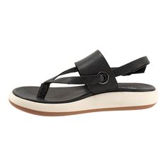 The Joliet is an adjustable strap sandal. It has a soft cushion footbed for your everyday use. Leather upper, Slingback strap with adjustable buckle closure,1.25\ sole height, Round open toe with thong post, Molded Dual Density PU footbed, Rubber outsole | Women's Softwalk Joliet Flip-Flop Sandals in Black Size 10 Womens Sandals Flat, Sandals Black, Back Strap, Flip Flop, Strap Sandals, Black Sandals, Flip Flop Sandals, Soft Leather, Open Toe