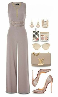 Jumpsuit Outfit, Work Outfits Women, Jumpsuit Fashion, Fancy Outfits, Work Attire