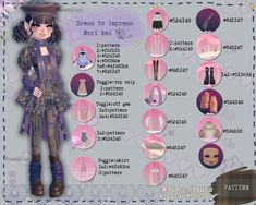 the doll has many different outfits and accessories for her dolls, including boots, hats, dresses