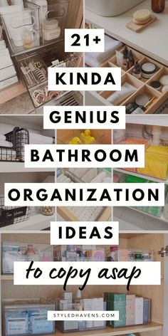 bathroom organization ideas that are easy and cheap