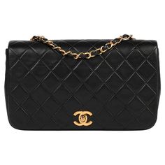 Check out this item from 1stdibs! Chanel Black Quilted Lambskin Vintage Small Classic Single Full Flap Bag: https://www.1stdibs.com/id-v_22690652 Chanel Crossbody Bag, Vintage Chanel Bag, Chanel Crossbody, Chanel Brand, Chanel Flap Bag, Chanel Model, Heart Bag, Black Quilt, Chanel Black