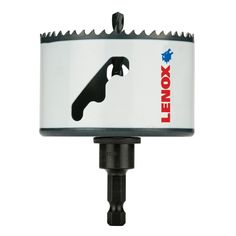 89mm. Speed slot features a staircase design for easy plug removal. Non-binding coating for faster cut. 10% taller than prior generation for deeper cut. T2 technology for up to 2 times the life. LENOX 3-1/2-in Bi-Metal Arbored Hole Saw | 1772946 Electrical Hand Tools, Saw 1, Hole Saws, Saw Accessories, Blister Pack, Metal Pipe, Hole Saw, High Speed Steel, Saw Blade