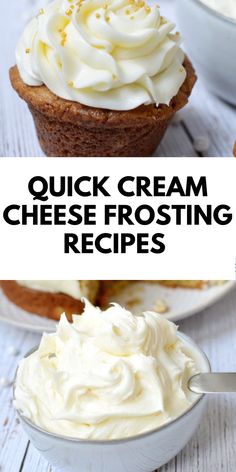 Need a fast frosting? These frosting recipes easy to make include a rich and creamy cream cheese frosting that’s perfect for cakes and cupcakes. Simple ingredients and simple instructions make this frosting recipe a must-have for every baker! Cream Cheese Frosting Recipes, Cupcakes Simple