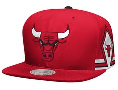 Chicago Bulls Deep Red Six Snapback Cap by MITCHELL & NESS x NBA Basketball Gear, Best Caps, Nba Hats, Sport Hat, Vintage Jerseys