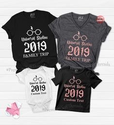 Family Trip Matching 2019 Shirts Universal Studios Shirts | Etsy Family Matching Short Sleeve Tops For Family Events, Black Cotton T-shirt For Family Outings, Cotton Short Sleeve Tops For Family Outings, Summer Short Sleeve Tops For Family Events, Short Sleeve Summer Tops For Family Events, Black Crew Neck Top For Family Outings, Black Short Sleeve Tops For Family Outings, White Short Sleeve Tops For Family Outings, Fun Short Sleeve T-shirt For Family Outings