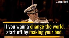 Admiral Mcraven, William Mcraven, Bed Day, Navy Admiral, Mental Fortitude, Making Your Bed, Fitness Motivational Quotes, Fitness Motivational, Before Sleep