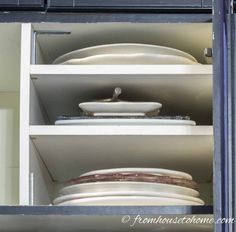 How To Build A Custom DIY Over The Fridge Organizer Over The Fridge Cabinet, Remodel On A Budget Diy, Diy Kitchen Remodel Ideas, Diy Kitchen Organizer, Office Organization Desk, Above Refrigerator, Kitchen Organizer Ideas