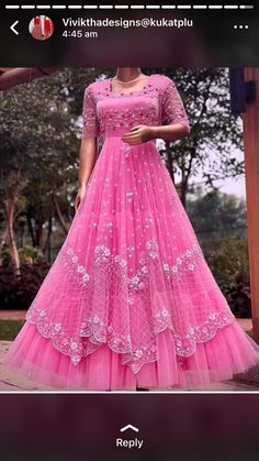 Frock Models, Net Gowns, Long Frock Designs, Long Gown Design, Kids Frocks Design, Frock For Women, Girls Frock Design, Long Gown Dress