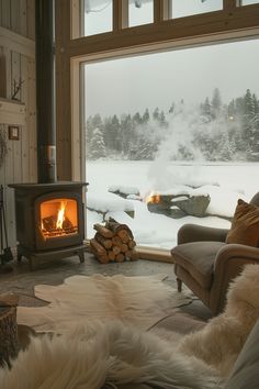 The Mental Health Benefits of Watching Wood Fires Burn Logs Aesthetic, Burning House Aesthetic, Cabin In The Woods Winter, Cosy Winter Aesthetic, Staying Warm In Winter, Winter Log Cabin, Cabin In Woods, Living In Nature, Fireplace Winter