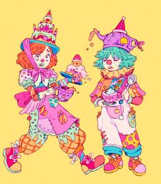 Clowncore Oc Art, Clown Adoptable, Clown Core Drawing, Clown Drawing Aesthetic, Clown Character Design, Cute Clown Art, Clown Core Aesthetic, Cartoon Concept Art, Clown Oc Art