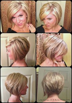 Life Songs Of A Busy Mom: Fall 2014 Hair (Inverted or Stacked Bob) Stacked Haircut, Life Songs, Inverted Bob Haircuts, Stacked Bob, Mom Fall, Stacked Bob Haircut, 2015 Hairstyles, Hair Affair