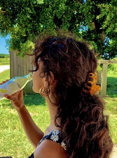 2024 Energy, 2023 Hair, Hairstyle Idea, Woman Hair, Curly Girl Hairstyles, Summer Goals, Random Pics