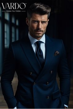 >>ORIGINAL ARTWORK AND CONTENT, PLEASE DO NOT COPY<< Men Suits, Suits For Man Dark Blue Two piece Wedding Suit, Double Breasted, Formal Fashion Slim Fit Suit Elevate your style game with our Classic Dark Blue Double Breasted Suit for men. This formal navy blue wedding tuxedo is the epitome of sophistication and elegance, making it a must-have addition to your wardrobe. Crafted with meticulous attention to detail, this suit features a timeless double-breasted design that exudes confidence and cha Blue Double Breasted Suit, Old Money Summer Outfits Men, Dark Navy Blue Suit, Navy Blue Suit Men, Blue Tuxedo Wedding, Old Money Summer Outfits, Old Money Summer, Navy Blue Tuxedos