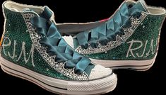 Bling converse for any occasion Bling Denim, Bedazzled Shoes, Covington Ga, Tie Sneakers, Bling Converse, 25 May, Womens Tie, Tie Shoes, Shoes Trainers