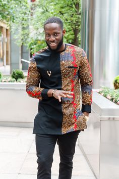 Ankara Men Styles, Men African Wear, African Wear For Men, Dashiki For Men, African Print Shirt, African Suit, Nigerian Men Fashion, African Wear Styles For Men, Latest African Men Fashion