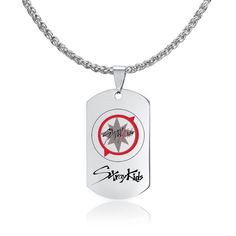 PRICES MAY VARY. Stray Kids Merch Stainless Steel Pendant Necklace for Gifts. The stainless steel pendant necklace is water-prove and anti-rust. Fashion external design, front and back fine laser engraved of stray kids, It's perfect for gifts. Pendant size:1.92 x 1.14 Inch / 4.8 x 2.8cm , Necklace Length: 23.6 Inch / 60cm. More and More Newest Fans Items is Updated Every Week, Pls Go and Click on WGEEEY Store. Kpop Stray Kids Merch Stainless Steel Pendant Necklace for Gifts. The stainless steel Stray Kids Jewelry, Kpop Necklace, Real Silver Necklace, Stray Kids Merch, External Design, Kpop Stray Kids, Velvet Dog Collar, Engraved Dog Collar, Luxury Dog Collars