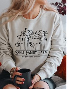 Cotton Poly Sublimation Crew Sweatshirt Farm Merch, Farm Sweatshirt, Child Life, Family Farm, Crew Sweatshirts, Vintage Sweatshirt, Equestrian, Screen Printing, Graphic Sweatshirt